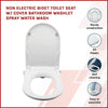 Non Electric Bidet Toilet Seat W/ Cover Bathroom Washlet Spray Water Wash