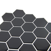 Tiles 3D Peel and Stick Wall Tile Hexagonal Mosaic Black 10 Sheets