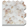 Tiles 3D Peel and Stick Wall Tile Shell Mosaic 10 Sheets