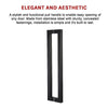 Entrance Door Pull Handle Matte Black 800mm