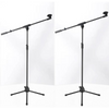 Stage Stands Tripod Mic Stand with Boom 2-Pack