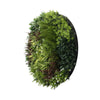 Slimline Artificial Green Wall Disc Art 90cm Green Field UV Resistant (Black)