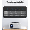 Devanti Wifi Bluetooth Video Projector Touch Screen 1080P Portable Home Cinema