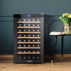 Devanti Wine Cooler Compressor Fridge Chiller Storage Cellar 51 Bottle Black