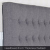 Cilantro Queen Charcoal Headboard