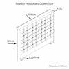 Cilantro Queen Charcoal Headboard