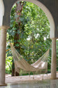 Outdoor undercover cotton Mayan Legacy hammock with hand crocheted tassels King Size Marble